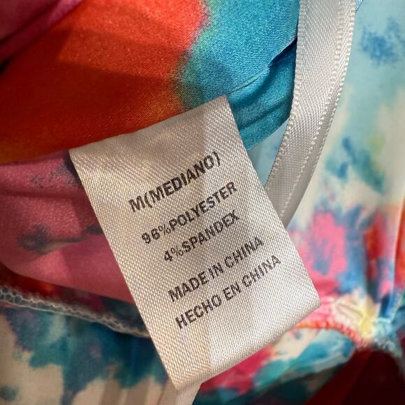 Fashion Nova Multicolor Painting In Color Maxi Dress Sz M - Picture 6 of 13